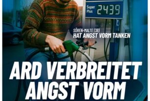 Umerziehung zum E-Auto: ARD verbreitet Angst vorm Tanken! Umerziehung zum E-Auto: ARD verbreitet Angst vorm Tanken!