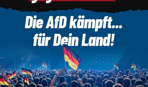 Die CDU kämpft gegen die AfD – Die AfD kämpft für Dein Land!