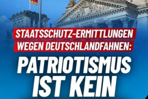 Staatsschutz-Ermittlungen wegen Deutschlandfahnen: Patriotismus ist kein Verbrechen!