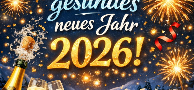 Einen guten Rutsch und ein gesundes neues Jahr 2026!