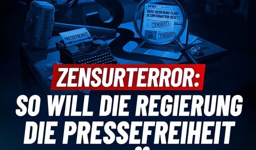 Zensurterror: So will die Regierung die Pressefreiheit zerstören!