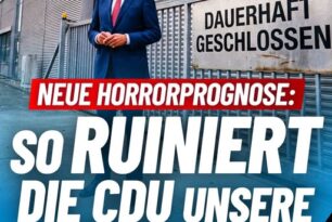 Neue Horrorprognose: So ruiniert die CDU unsere Wirtschaft! Neue Horrorprognose: So ruiniert die CDU unsere Wirtschaft!