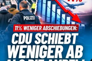11% weniger Abschiebungen: CDU schiebt weniger ab als Ampel! 11% weniger Abschiebungen: CDU schiebt weniger ab als Ampel!