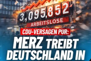 CDU-Versagen pur: Merz treibt Deutschland in den Abgrund! CDU-Versagen pur: Merz treibt Deutschland in den Abgrund!